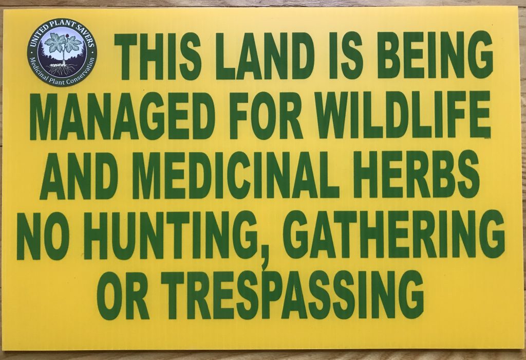 Land Protection Sign