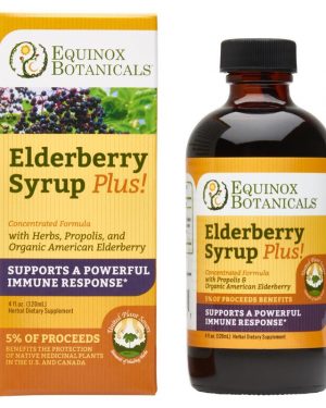 Equinox Botanicals Elderberry Syrup Plus 4 oz.