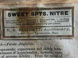 Photo 3: Medicine bottle label
