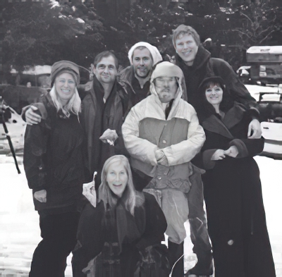 Executive Board members and friends at Breitenbush Hot Springs