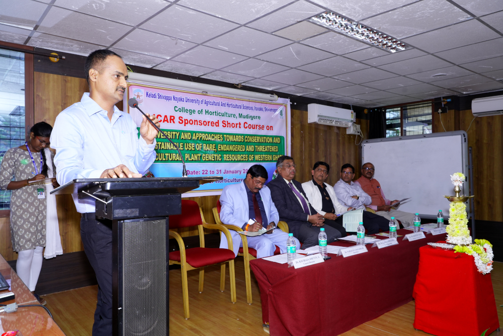 10-DAY BIODIVERSITY & CONSERVATION COURSE HELD ON THREATENED PLANT RESOURCES OF WESTERN GHATS
