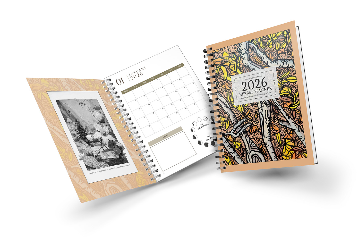 Herbal Planner spread