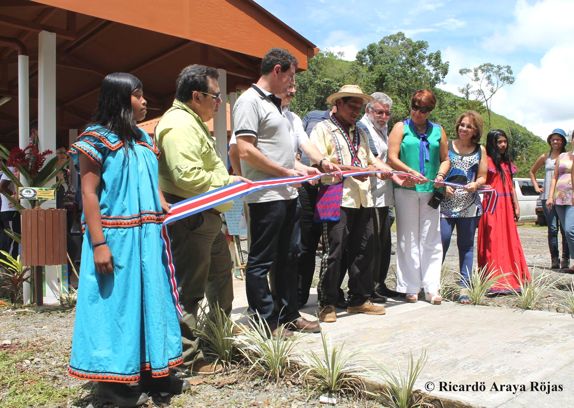 Dr. Ortiz at the Clinic’s Opening Ceremony